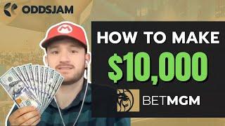 How to Make $10,000 on BetMGM Sportsbook | Sports Betting Tips & Advice | Sportsbooks Tutorial