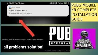 How to fix download obb service running in pubg mobile KR | fix please enable storage permission