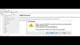 How to Solve DNS Server Access Denied Server Cannot Be Contacted or Is Unavailable