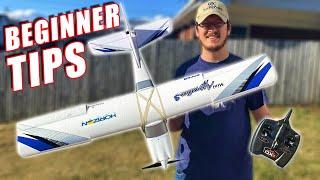 Mini Apprentice S 1.2m RTF HobbyZone RC Airplane Build, Controls, and Tips - TheRcSaylors