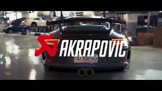 Porsche GT3 with Akrapovic Exhaust System