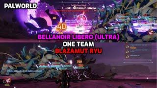 Palworld: Blazamut Ryu & Bellanoir Libero (Ultra) With Same Team | Minimal Setup For Both Raids.