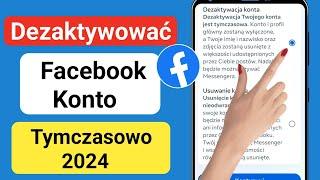 Jak dezaktywować konto na Facebooku 2024 |  Dezaktywuj konto na Facebooku