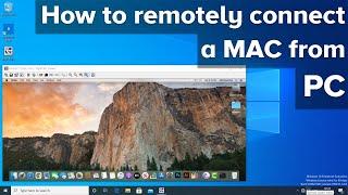 How to remotely connect a MAC from PC