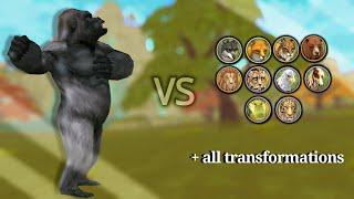  WildCraft: GORILLA VS ALL ANIMALS