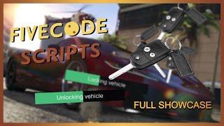 Fivem Script | Advanced Vehicle Key System - Full Showcase [ESX/QB] | FIVECODE SCRIPTS