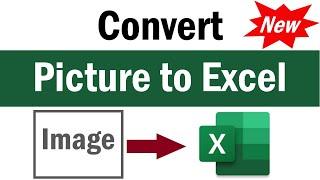 How to Convert Picture to Excel | How To Copy Data From Picture To Excel | Convert Picture To Excel