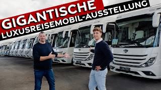 Gigantische Luxus-Wohnmobil Ausstellung in Sulzemoos bei München! Premium-Reisemobile hautnah!