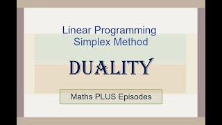 Duality - Linear Programming [EP8]