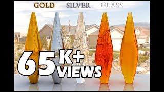 vray material gold silver glass effects tutorial