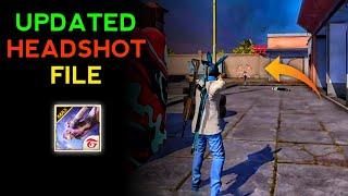 After Update New Headshot Config File | Free Fire Max | Mediafire No Password