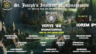 Verve  Bharatvarsha 2022 The rise of fallen cities | Management Fest | SJIM