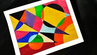 How to draw a geometric Art | geometric Art for Beginners |