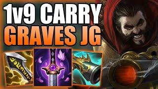 THIS IS HOW YOU CAN SOLO CARRY YOURSELF OUT OF LOW ELO WITH GRAVES JUNGLE! - League of Legends Guide