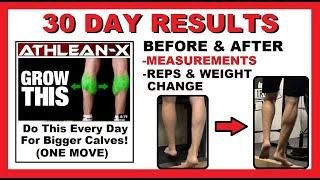30 Day Review - Athlean-X Do This Every Day For Bigger Calves! (ONE MOVE) - My Results - Calf Raise