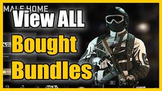 How to View Purchased Store Bundles or DLC in Call of Duty Warzone 2 or MW2 (Fast Tutorial)