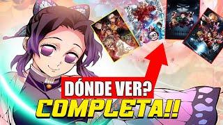 DÓNDE VER *KIMETSU NO YAIBA* COMPLETA! (TEMPORADAS 1-2-3-4)