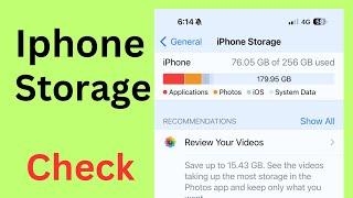 How to check storage on iphone / @SLdamiya | #iphone