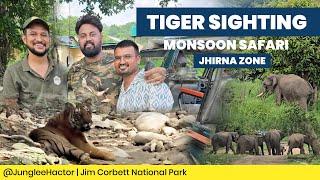 Tiger Sighting | Jim Corbett | Jhirna Zone Monsoon Safari