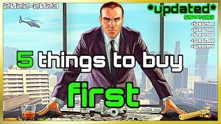 5 things to buy first gta online (updated) 2022-2023 make millions