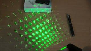 Зеленый лазер, Green laser pointer с сайта Aliexpress обзор