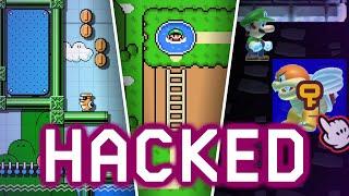 I made a HACKED SUPER WORLD in Super Mario Maker 2!!