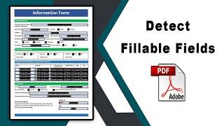 How to show fillable fields in pdf using Adobe Acrobat Pro DC