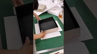 Packaging box template production process #packaging #packagingdesign #custombox