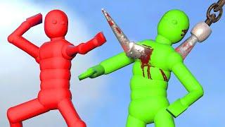 Dynamic AI Ragdolls Fight in Realistic Simulations! (with Active Ragdoll Physics)
