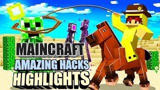 Minecraft Amazing Hack #highlights. bY LG DEVIL FF. #mainecraft