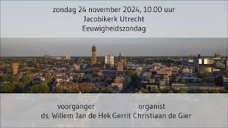 Bij U te gast | live kerkdienst | zondag 24 november | 10.00 uur