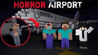 MINECRAFT HORROR AIRPORT Story in Hindi