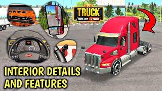 Interior Details And Features In Truck Simulator Ultimate New Update 1.1.8  | Truck Gameplay