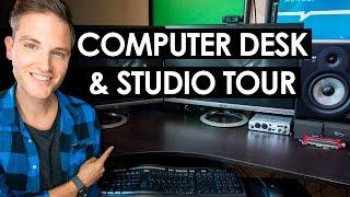 Computer Desk Setup Ideas — Video Editing Studio Tour