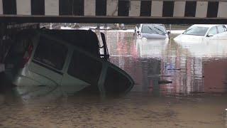 Maltempo in Toscana, esonda il torrente Rimaggio e si allaga Sesto Fiorentino