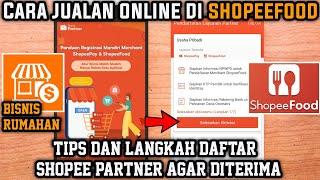 cara daftar shopee food di aplikasi shopee partner sebagai penjual