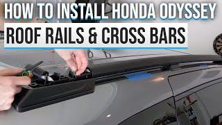 2020 Honda Odyssey Roof Rails and Cross Bars Install for models 2018-2020 | DIY roof rack