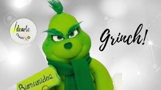 MUÑECO GRINCH DE LA NAVIDAD !  Paso a paso. Moldes.