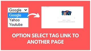 How to link select tag in html | How to link option tag in html