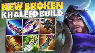 KHALEED BEST BROKEN BUILD IN EXP LANE TO DOMINATE ENEMIES!! ( you should try this )