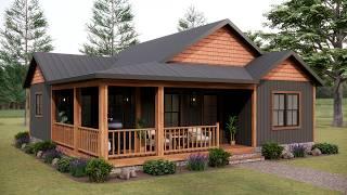 32'x32' (10x10m) Cozy Cottage House !!! Embracing Simple and Complete Living | Small House Design