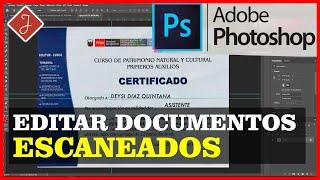 how to edit scanned documents