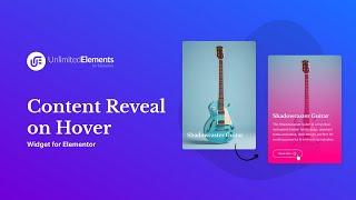 Hover Text Reveal Content Box Widget for Elementor