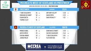 McCrea FS West of Scotland v Prestwick