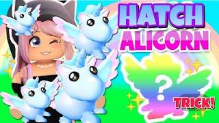 How to hatch an ALICORN from a Royal Egg *Works* Adopt Me Trick!