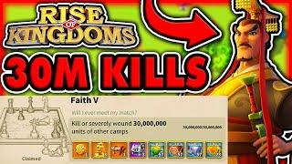 How to Get 30M KILL ACHIEVEMENT in KvK! Rise of Kingdoms