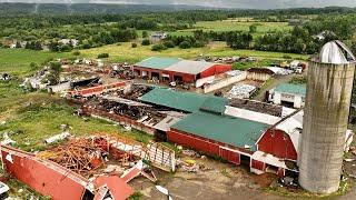 Town of Eden property owners vow to bounce back after farm was destroyed by possible tornado