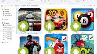 how to show apk icon on pc Part 1