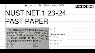 Nust entry test preparation nust past papers