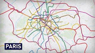 Evolution of the Paris Metro & RER 1900-2035